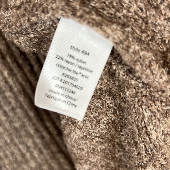 Barefoot Dreams CozyChic Lite Montecito Cardigan Soft Long Length Pockets Size S - Picture 6 of 7